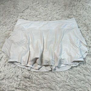 Lululemon Quick Pace Skirt (13") White